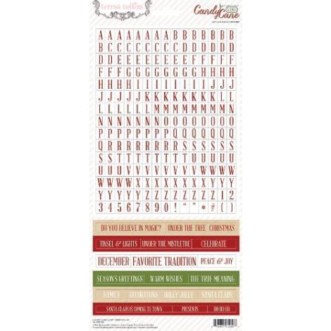 Naklejki Prima Marketing Teresa Collins Candy Cane Lane, 244szt